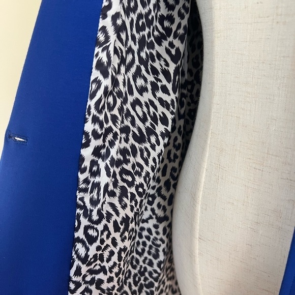 Chicos Blue Duster Coat - Picture 9 of 16